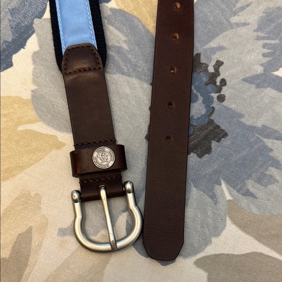 Southern Tide Blue and Brown Belt Bag - Picture 2 of 7